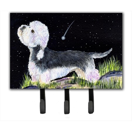 Carolines Treasures Starry Night Dandie Dinmont Terrier Leash Holder or Key Hook SS8486TH68